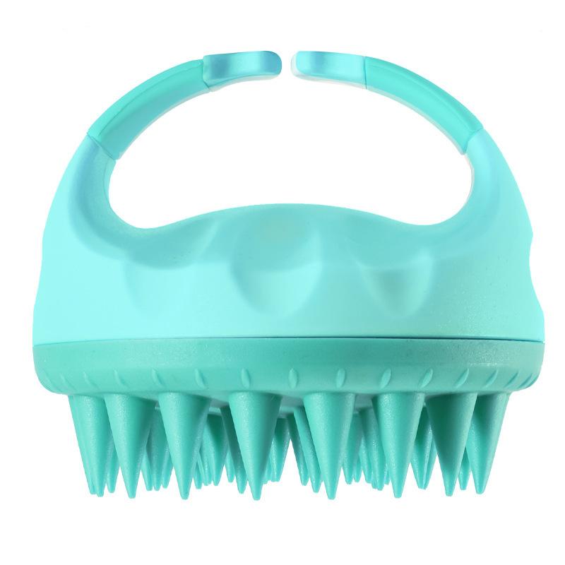 Scalp Scrubber Shampoo Brush Massager Clean Scalp Comb with Handle Hair Washing Brush Scalp Exfoliator Brush Head Scrubber Tools