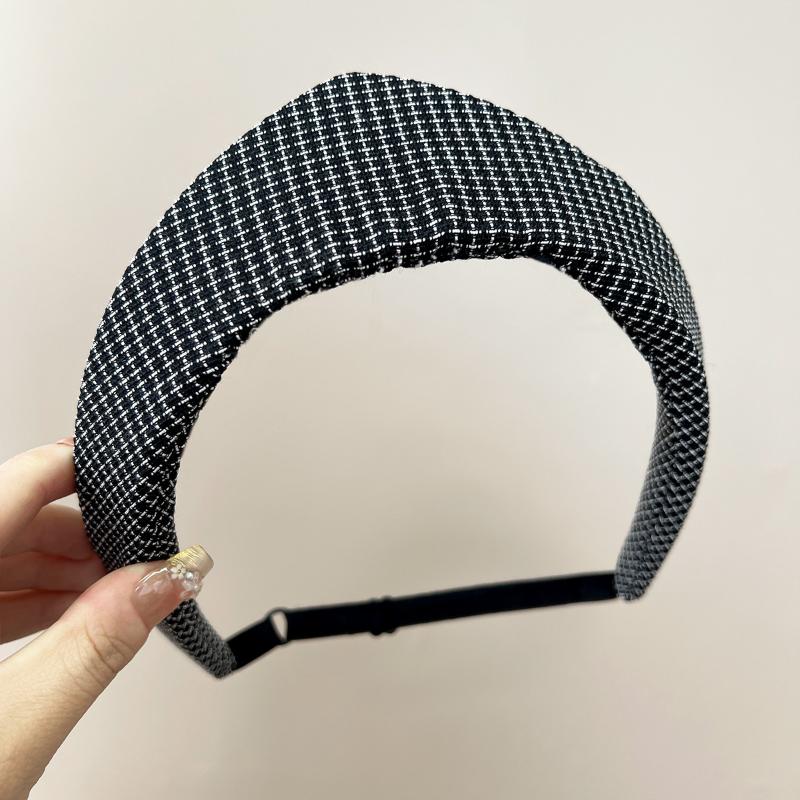 1 Stück Retro Breiter Rand Krone Stirnband Eleganter Stil Kronenförmiges Haarband Freizeit Kopfbedeckung Verstellbar Modischer Haarreif