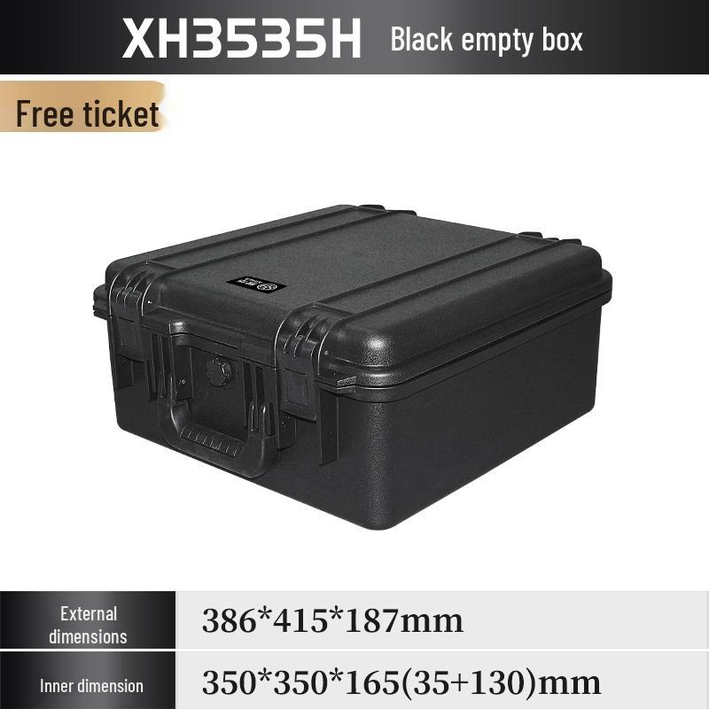 Xihua IP67 Waterproof ROHS Certified Thickened Plastic Toolbox - 35x35 Square Moisture-Proof Instrument Case