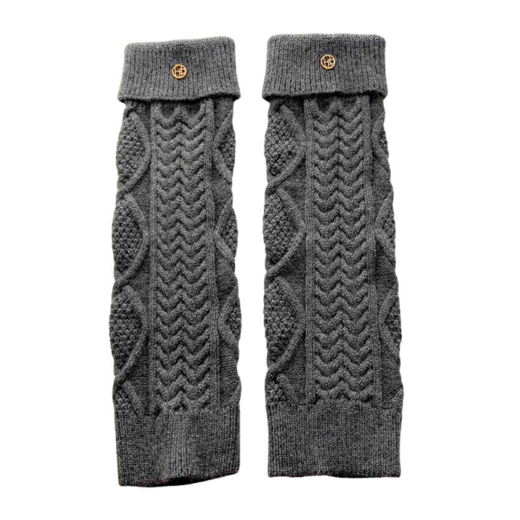 Womens Lolitas Knit Long Socks Leg Warmers Harajuku Boot Socks Winter Warm Ankle Heap Socks Fashion Leg Socks Streetwear
