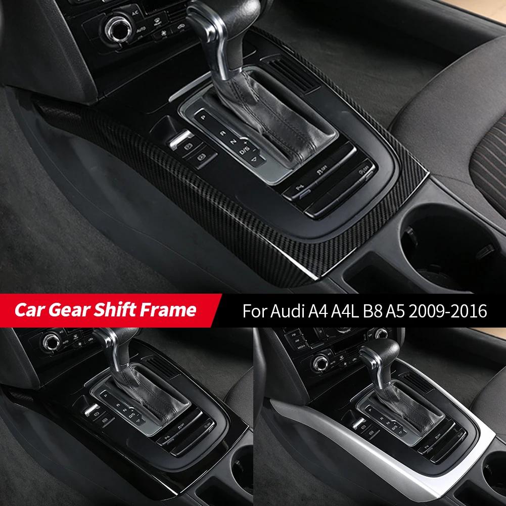 Mittelkonsole Schalthebelrahmen Dekoration Abdeckung Verkleidung für A4 B8 A5 2009-2016 Auto Styling Interieur modifiziertes Autozubehör