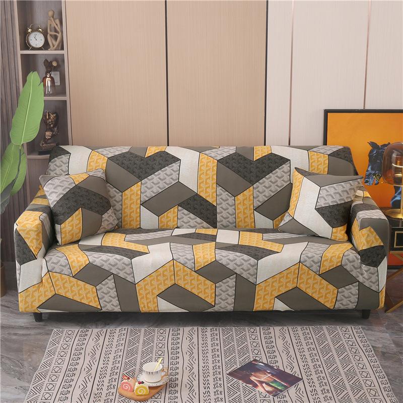 Elastic Lazy Sofa Cover All Inclusive Anti Slip Sofa Cover  Sofa Towel Cover Fabric