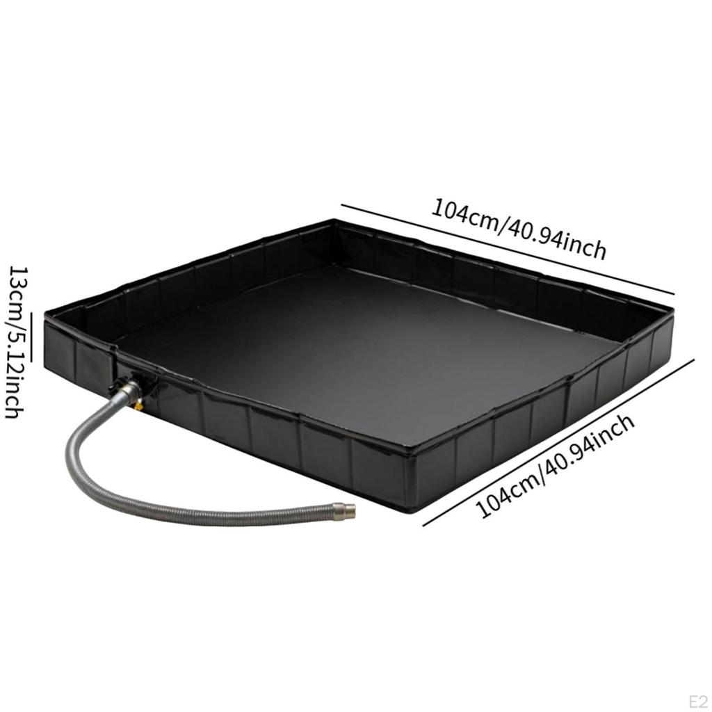 Portable Shower Base,Showers Tent Awning Base Tray Showering Basin Foldable Pan for
