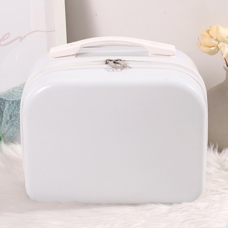 Compact 14-Inch Handheld Makeup Case - Lightweight, Stylish Travel Storage Box
