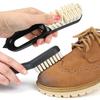 2-In-1 Leather Brush For Suede Boots Bags Scrubber Cleaner White Rubber Crepe Shoe Brush Household Necessary Wall Crevice