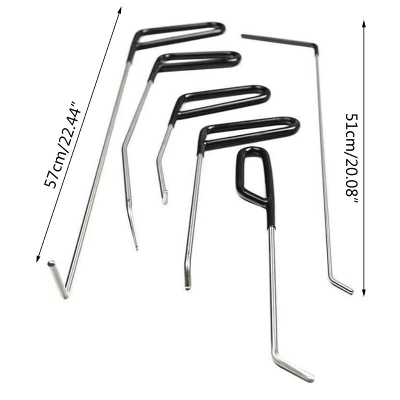 6 ks Sada vytahovače promáčklin karoserie auta Sada vytahovače promáčklin auta Vytahovač promáčklin pro pračku Oprava karoserie Odstranění promáčklin