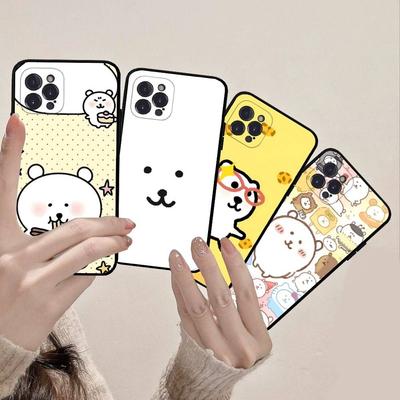 Cute J-Joke B-Bear Phone Case For IPhone 16 Pro Max 15 17 Plus 14 13 12 Mini 11 Black Cover