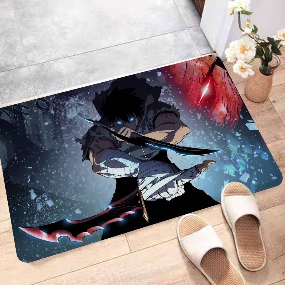 

Японская манга Поднятие уровня в одиночку Коврик для ванной Нескользящий Коврик для прачечной Декор для прачечной Балкон Детская Гостиная Туалетный коврик 40x60 cm