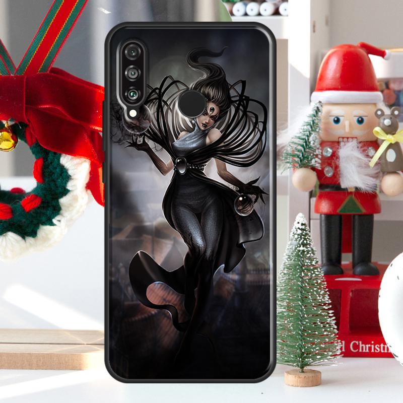 Mondhexe Horror Für Huawei Nova 5T 9 10 SE 7i 8i 11i 12i Y73 Y72 Y61 Y91 Y60 Y70 Y90 P20 P40 P30 Lite Hülle