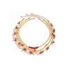 Artistic Stackable Chokers With Colorful Glass Pearls And Adjustable Chain For Daily Wear Or Special Event