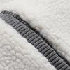 Men Cargo Jacket Solid Color Plush Lining Coldproof Autumn Winter Turndown Collar