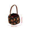 Halloween Candy Bag  Pumpkin Boo Trick or Treat Portable Candy Bag Tote Bucket Basket Kids Play Bags Holiday Storage Bags