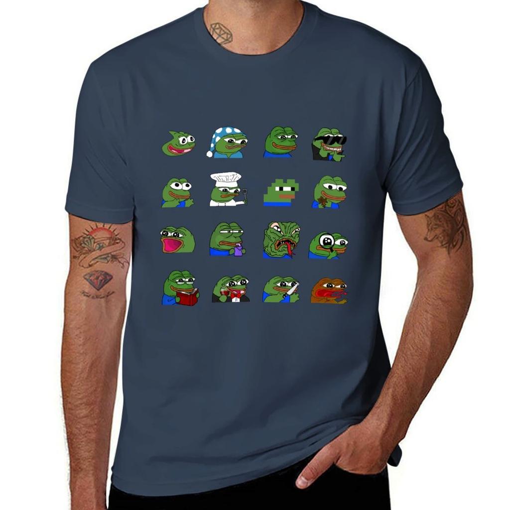 Pepe Peepo Variety Set 16 Pepes Edition TShirt Outdoor Sports Lightweight Tee
