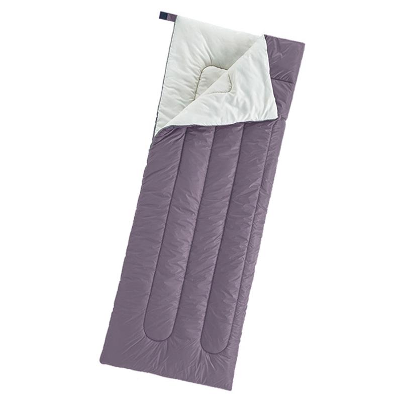 Lightweight Sleeping Bag Soft Breathable Comfortable Waterproof Outdoor Camping Sleeping Bag for Adults Purple