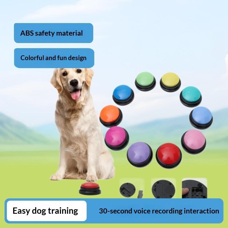 Hunde-Kommunikationstasten Mehrzweck-Sprachaufnahme Haustiertraining Buzzer 1/4/6/8 Stück für Katzen-Hunde-Verhaltenstraining