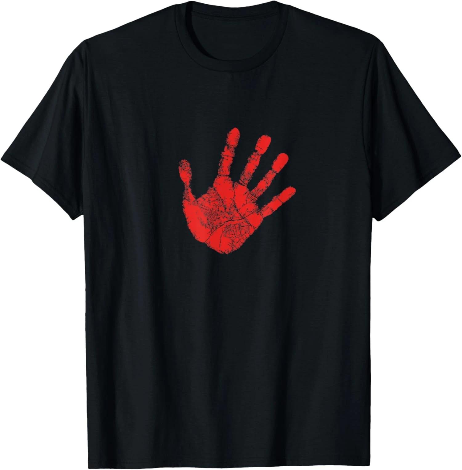 Native American Red Hand Indigenous T shirt 3XL