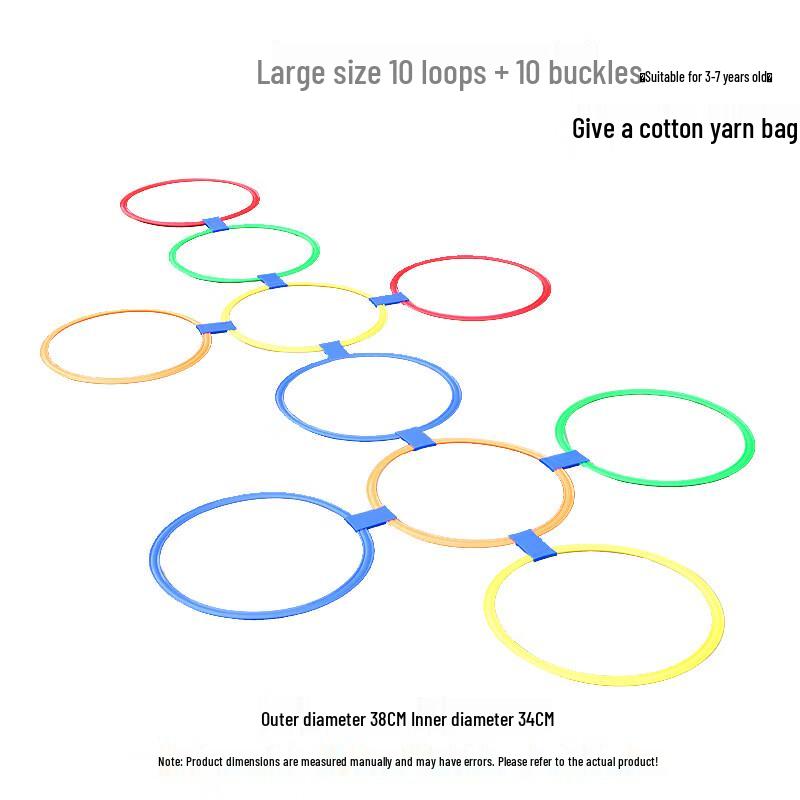 ZhiZhou Kids Outdoor Hopscotch Agility Rings