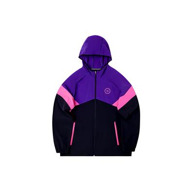 Li-Ning Way Of Wade Color Block Hooded Jacket Men Jackets Lakers-Purple AFDQ197-2