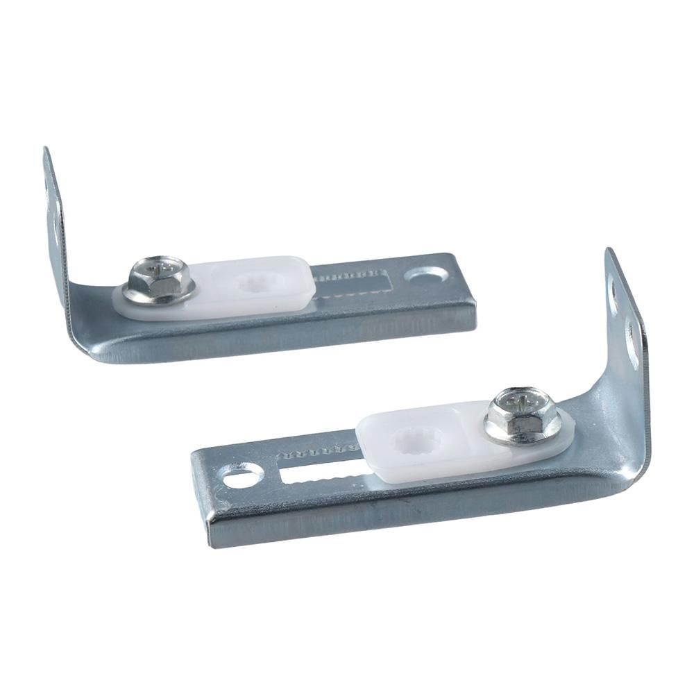 2 Pack Stainless Steel Door Hardware Repair Kit for 7/8" to 1" Guide Wheel Track Bifold Repair Set Hardware Kit