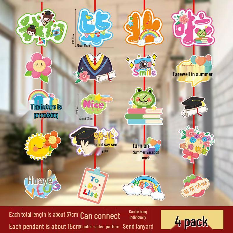 2025 Exam Success: Classroom Decoration & Grad Ornaments for a Motivational Atmosphere