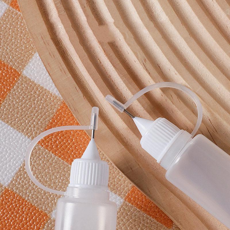10/30/50Ml Plastic Squeezable Tip Applicator Bottle Refillable Dropper With Needle Tip Caps For Glue Pigment Oil Liquids Bottles