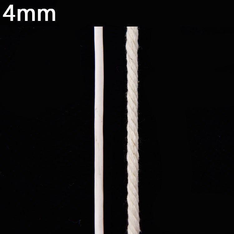 Cotton Fine Wrapped Thread Tapestry Woven Absorbent Rope Three Ply Cotton Rope Artificial Coarse Cotton Rope Binding 1mm 2mm 3mm 4mm 5mm 6mm