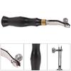 Ebony Handle Adjustable Stainless Steel Edge Creaser Leather Craft Press Hand DIY Tool
