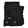 Tapis de sol - Logo - Nissan X-Trail - Velours noir - 4 pièces - Antidérapant - Sur mesure