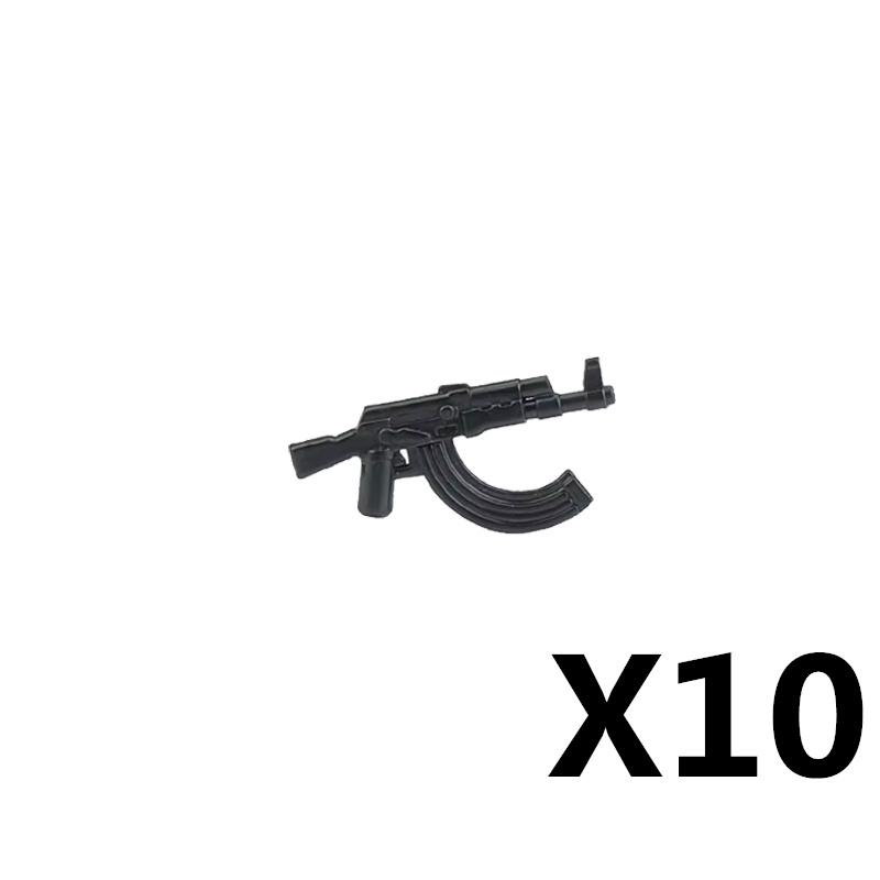 Vojáci Figurky Zbraně Stavebnice Pistole Poposha MP40 Puška AK74 Raketomet Kulka Plamenomet Hračky Dárek T051