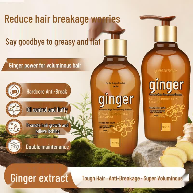SIVIA Ginger Hair Strengthening Shampoo 500g