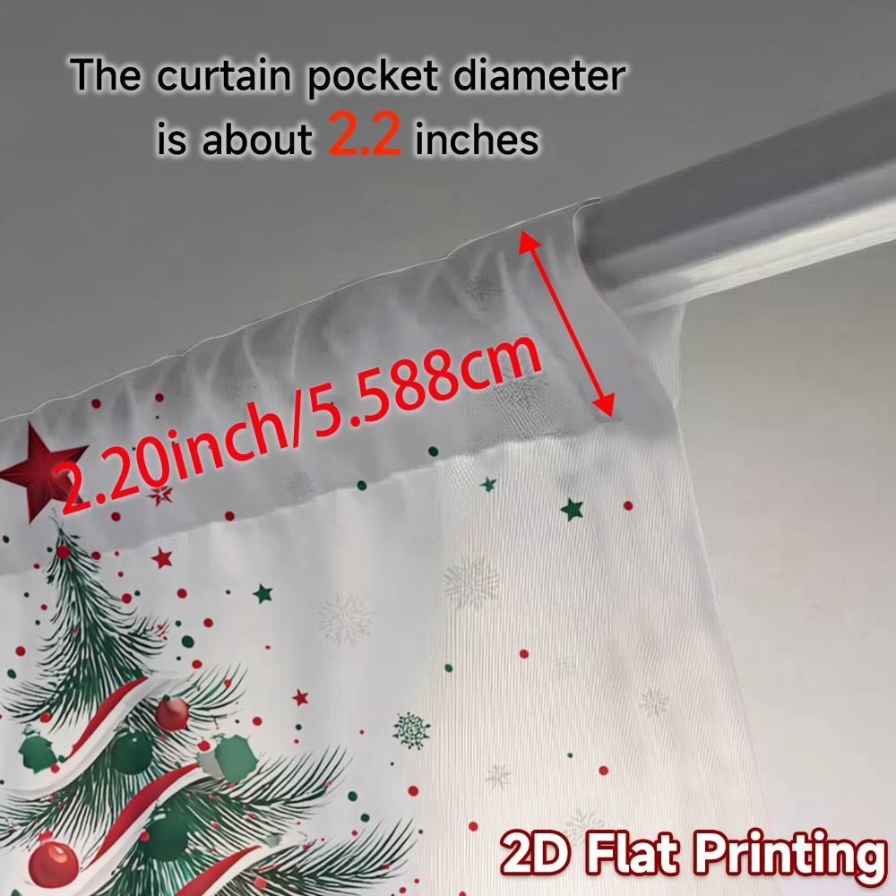 2D Flat Printing  JIT 2pcs   Curtains (Without Rod) Festive Whirl Print Popular Curtains Versatile Polyester Curtains Decorations