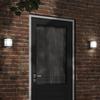 VidaXL Outdoor Wall Lights 2 Pcs Black Stainless Steel, Outdoor Wall Lighting, Garden Wall Lamp, 4006299