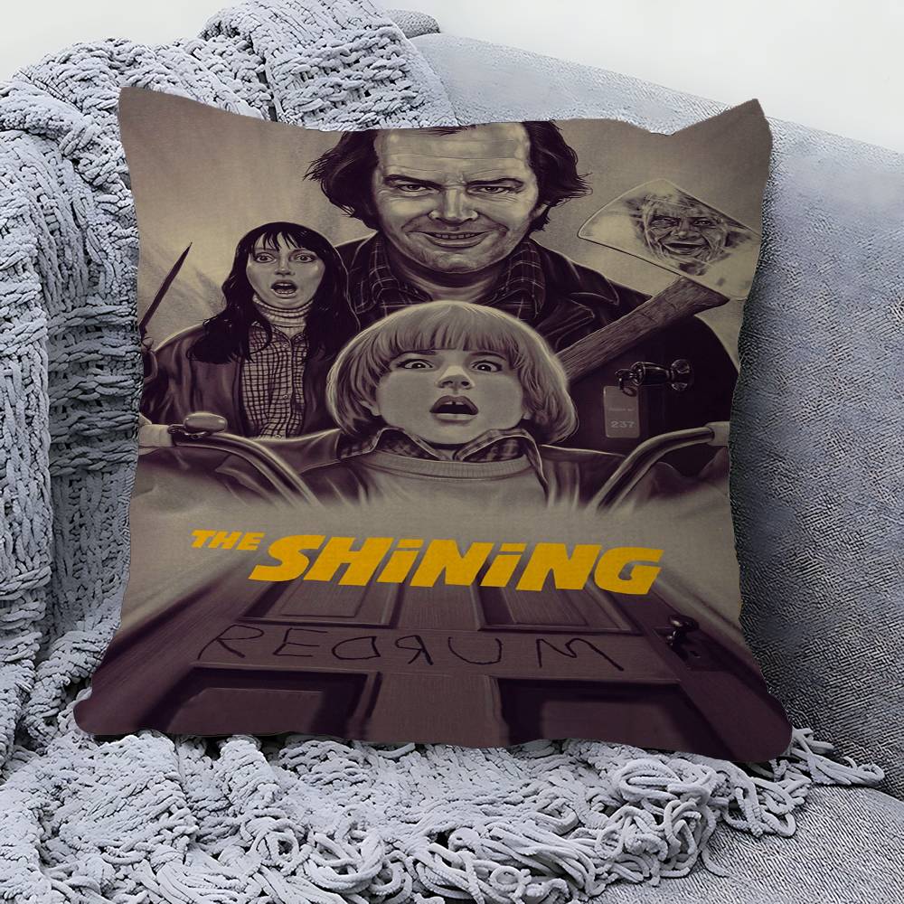 Horror Movie The Shining Pillow Covers Cartoon Sofa Decorative Home Double-sided Printing Short Plush Cute Cushion Cover