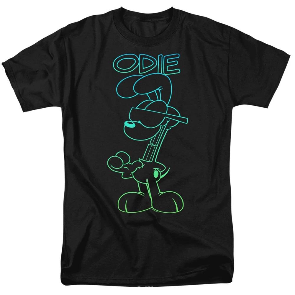 Garfield - Hotshot Odie - Unisex Short Sleeve Children s T-shirt - Black 130