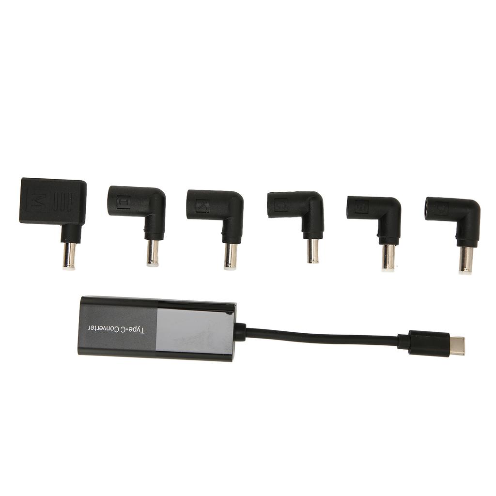 USB C DC napájecí adaptér 65W Automatická regulace napětí 5.5x2.1mm Samice na USB C Nabíječka pro notebook