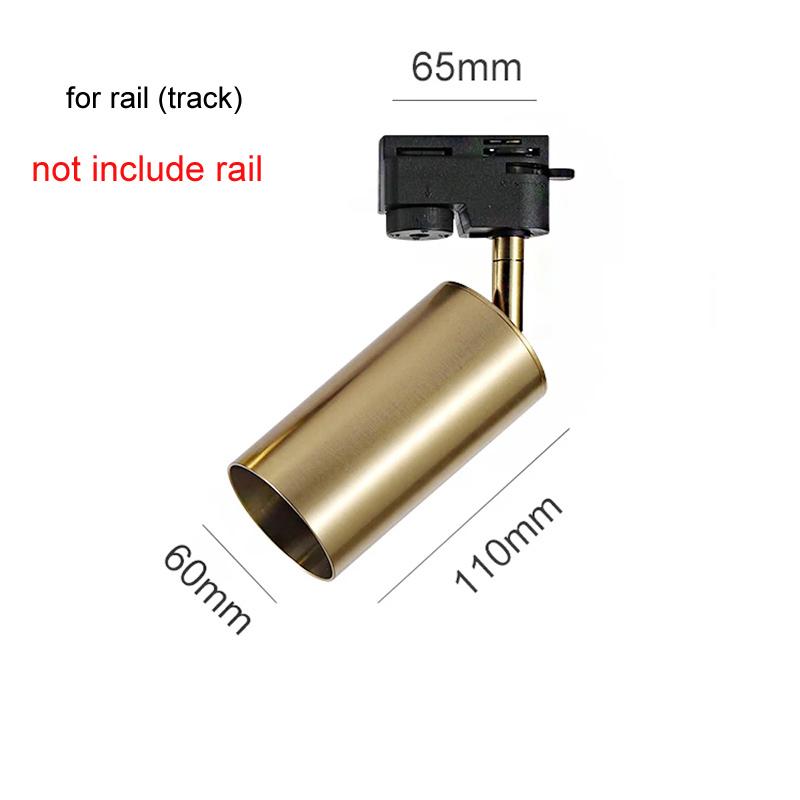 

Светодиодный трековый светильник GU10, алюминиевый потолочный светильник, современный золотой трековый светильник, светильник для магазина одежды, потолочные светильники Daylight