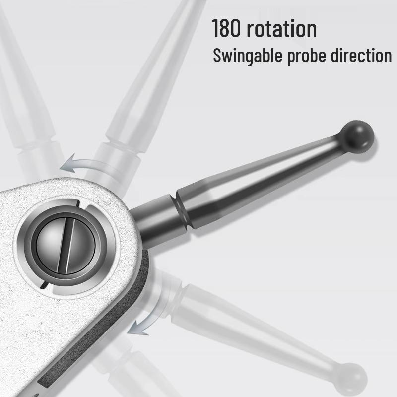 Shang Gong Micrometer & Lever Dial Indicator Set: 0-0.8mm/0.01mm, 0-0.2mm/0.001mm Calibration Tool.