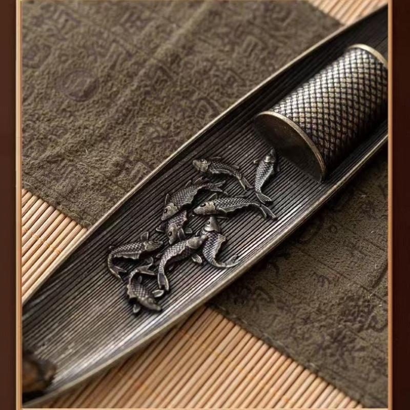 1Set Fish Chinese Fisherman Fishing Incense Censer Holder For Incense Sticks Home Decor Accessories