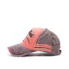 Old cap color matching pure cotton sunshade baseball cap curved brim hat adjustable large brim retro style