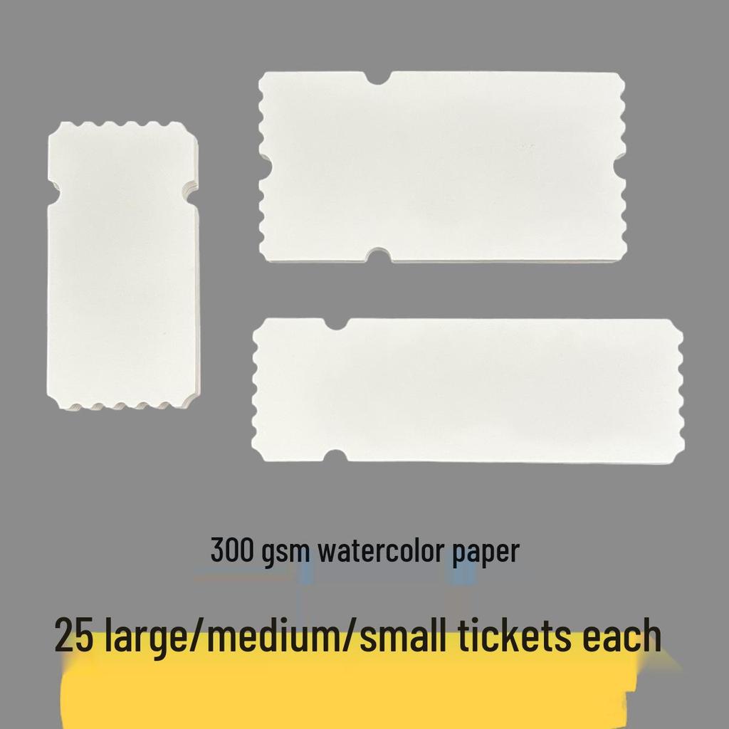 Irregular Watercolor Paper Bookmark & Postcard Set for Journaling and Painting