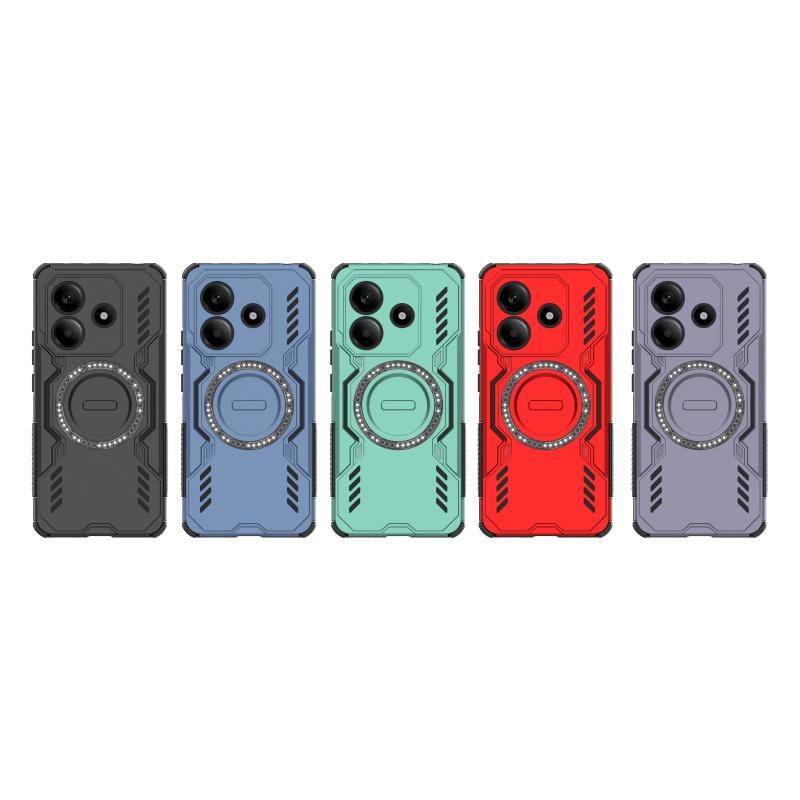 Magnetic Luxury Hard Armor Shockproof Case For Xiaomi Redmi Note 14 5G Capas Magsafe Wireless Charge Cover for Redmi Note 14 5G