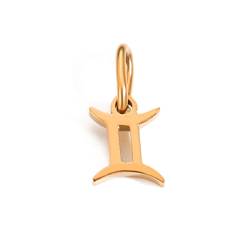 

Stainless Steel Zodiac Jewelry Pendants for DIY Necklaces and Bracelets Steel