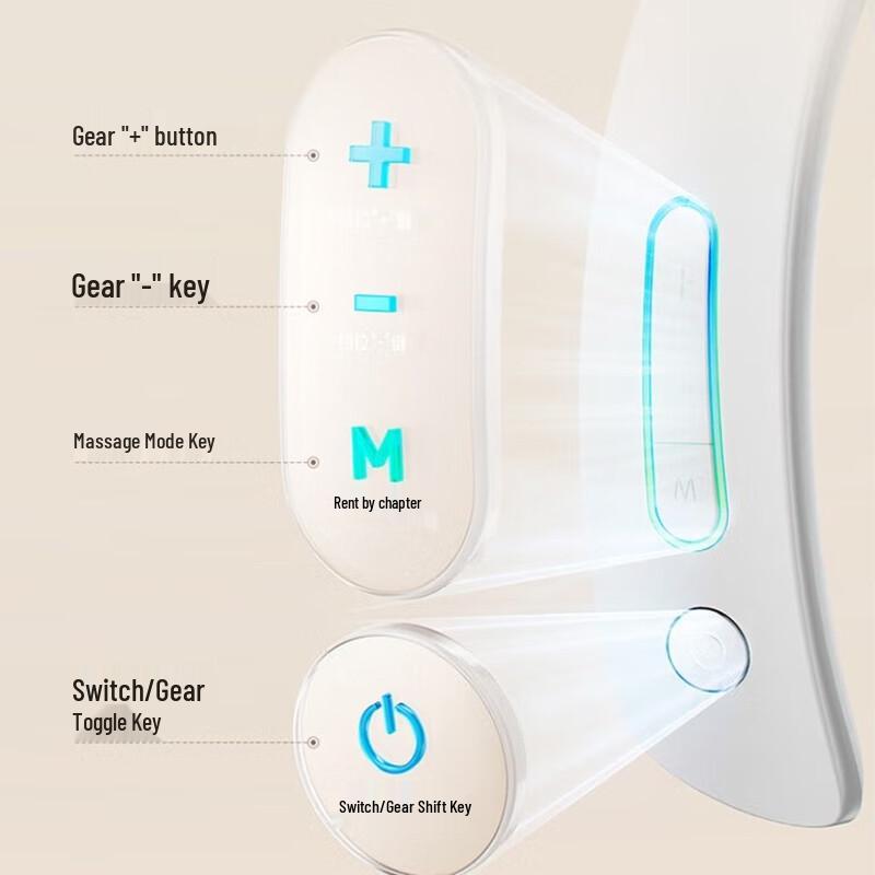 Smart Neck Massager with Red Light and Heat