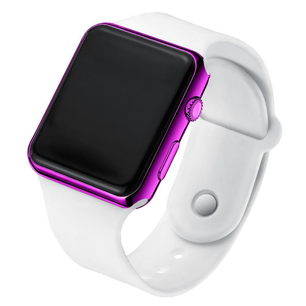 Summer LED Square Display Fashionable Casual Couple and Student Sports Watch