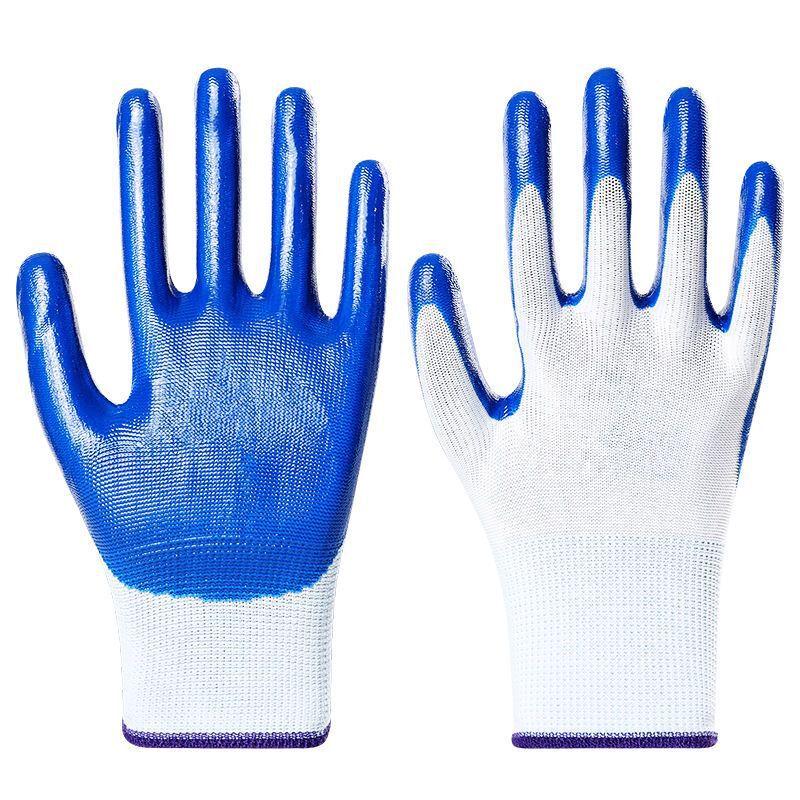 Fan Wu Jian 32g Blue Coated Work Gloves