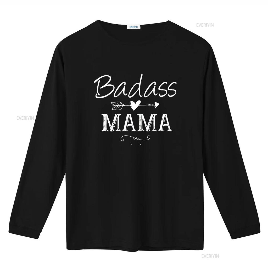 Womens Badass Mama Christmas Strong As A Mother Funny Mom T Shirt Black 2XL Vintage Washed Soft Stretched Versatile Comfortable