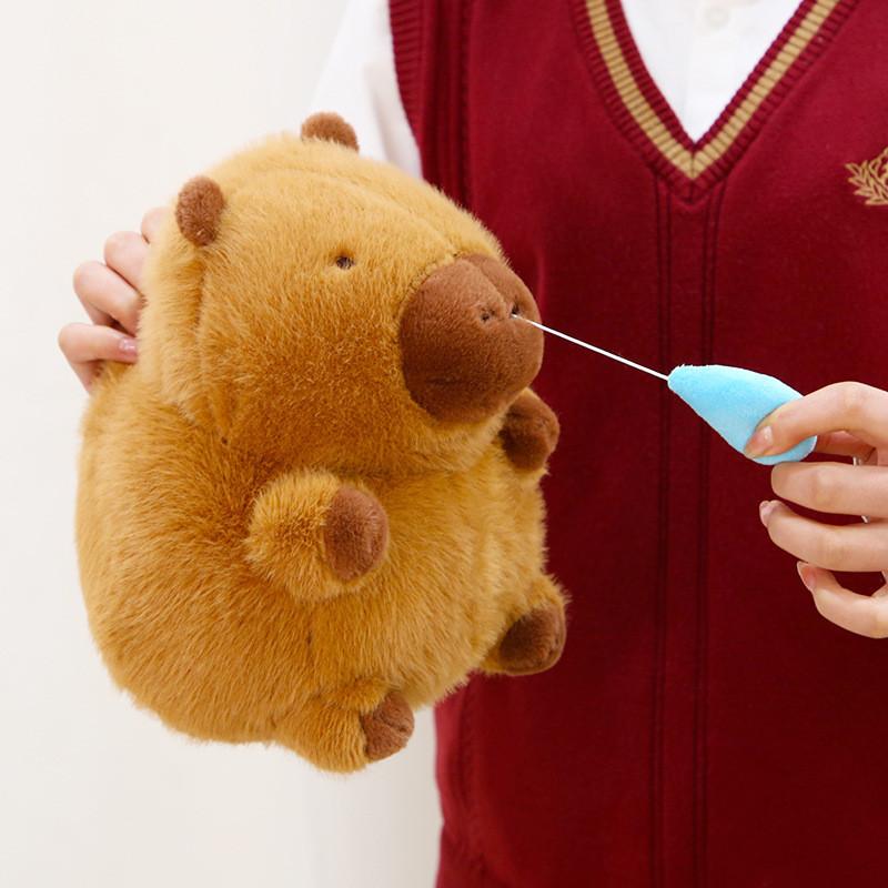 Entzückendes Nasenrotzendes Capybara Plüschtier Stofftier Hässlich Süßes Capybara Lord 22cm 30cm 40cm