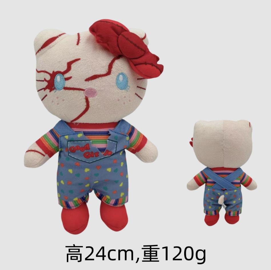 Halloween Creative Plush Toy Clown Resurrection Ghost Baby Chucky Plush Doll Handmade