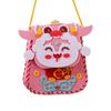 Cartoon New Year Blessing Bag Snake Pattern Material Package Crafts DIY Lucky Bag  Kindergarten