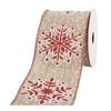 Christmas Ribbon for Craft Projects And Gift Wrapping 50 Yards 2.5 Inch